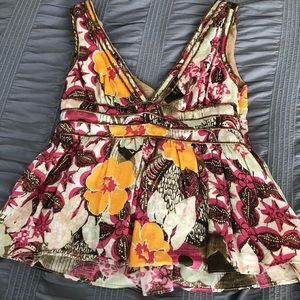 Pamela Brown - colorful babydoll tank